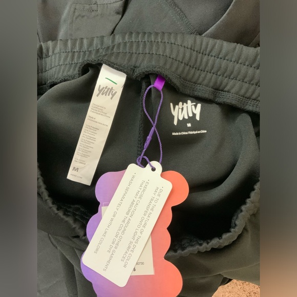 #77 NWT YITTY Major Label Track Pant Black Size Medium - Picture 6 of 7